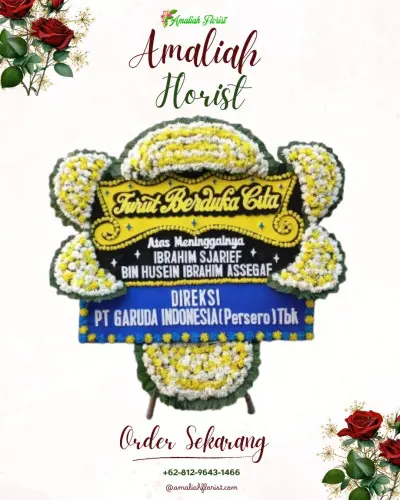 Papan Bunga Duka di Poka